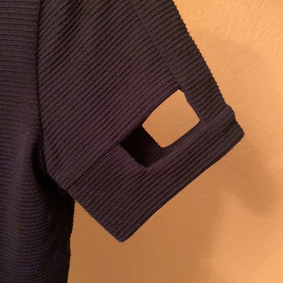 ASOS Black Body Contouring Dress with Cut Outs, Size 6, Used. - Picture 3 of 5